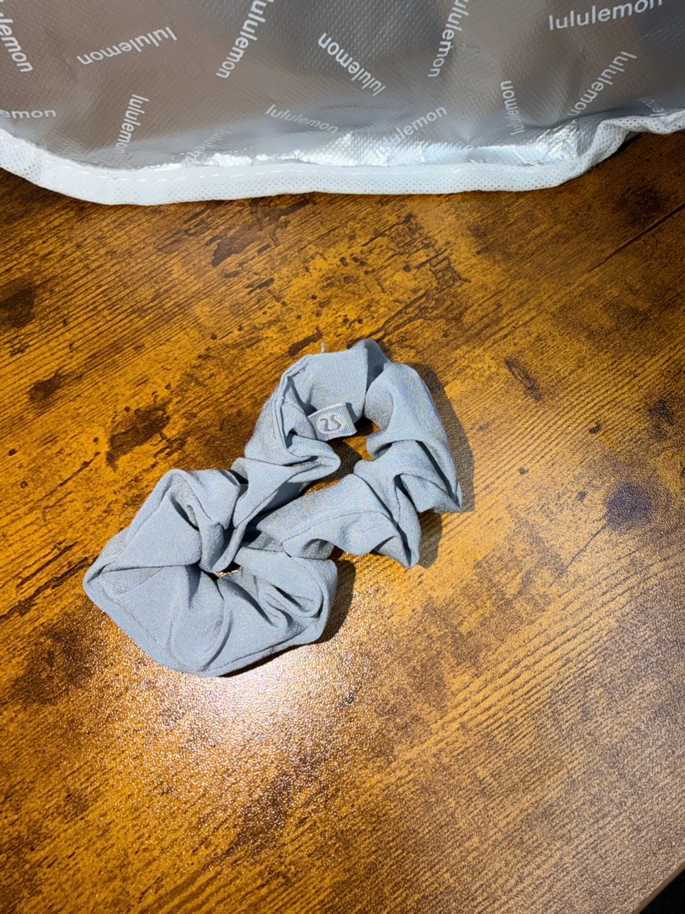 lululemon athletica Light Gray uplifting Scrunchie